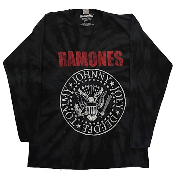 Ramones Unisex Adult Presidential Seal Långärmad T-shirt L B Black L