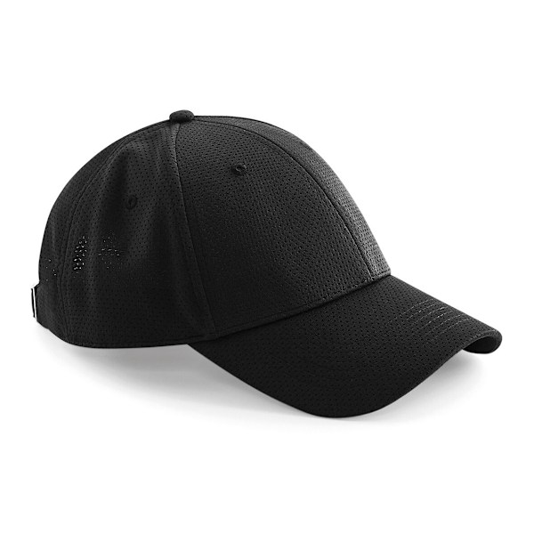 Beechfield Unisex Vuxen Air Mesh 6 Panel Cap One Size Svart Black One Size