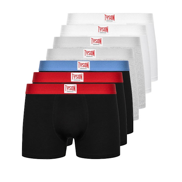 Mike Tyson Herr Boxershorts (7-pack) L Flerfärgad Multicoloured L