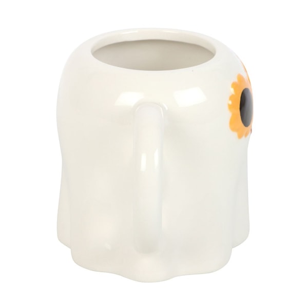 Something Different Groovy Ghost 500ml Mugg One Size Vit/Gul White/Yellow/Black One Size