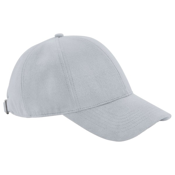 Beechfield Unisex Vuxen Faux Mocka 6 Panel Cap En Storlek Ljus G Light Grey One Size