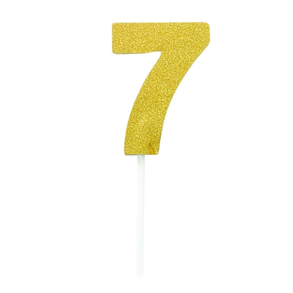 Bristol Novelty Diamond Number Cake Topper 1 Guld Gold 1