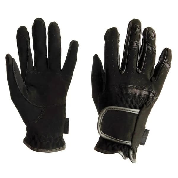 Dublin Barn/Barn Mighty Gripped Ridhandskar S Svart Black S