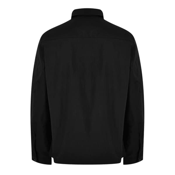 Hugo Herr Logotyp Bomullsöverskjorta M Svart Black M