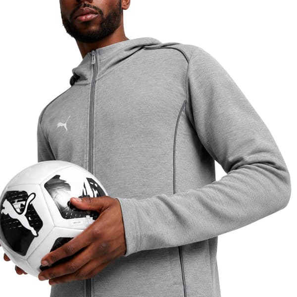 Puma Herr Hooded Jacka L Grå Grey L