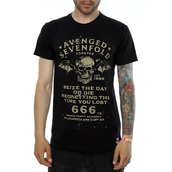 Avenged Sevenfold Unisex Adult Seize The Day T-Shirt M Svart Black M