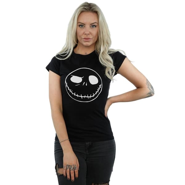 Disney Dam/Damer Nightmare Before Christmas Jack´s Big Face Black L