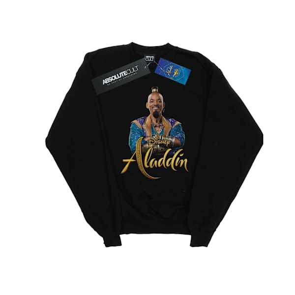 Disney Flickan Aladdin Film Genie Foto Sweatshirt 5-6 År Svart Black 5-6 Years