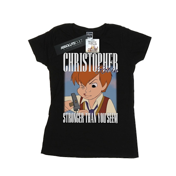 Disney Dam/Kvinnor Nalle Puh Christoffer Robin Montage Black XXL