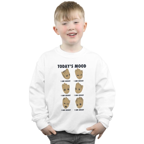 Marvel Boys Guardians Of The Galaxy Groot Today´s Mood Sweatshirt White 9-11 Years