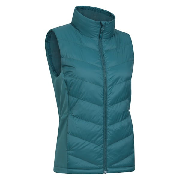 Mountain Warehouse Womens/Ladies Turbine Hybrid Gilet 8 UK Teal Teal 8 UK