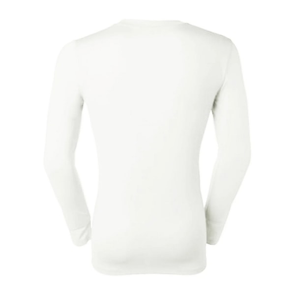 GAMEGEAR Mens Warmtex Långärmad Baslager Topp XS Vit White XS