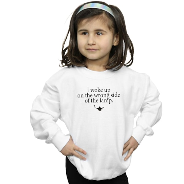 Disney Girls Aladdin Fel Sida Av Lampan Sweatshirt 7-8 År White 7-8 Years
