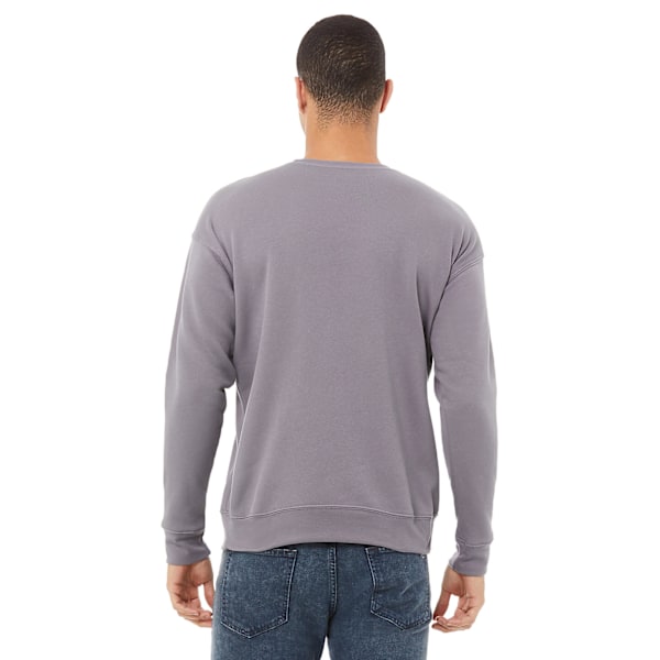 Bella + Canvas Unisex Vuxen Fleece Drop Shoulder Sweatshirt M S Storm M
