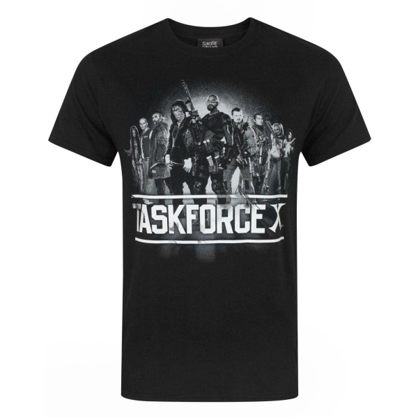 Suicide Squad Official Man Task Force X T-shirt L Svart Black L