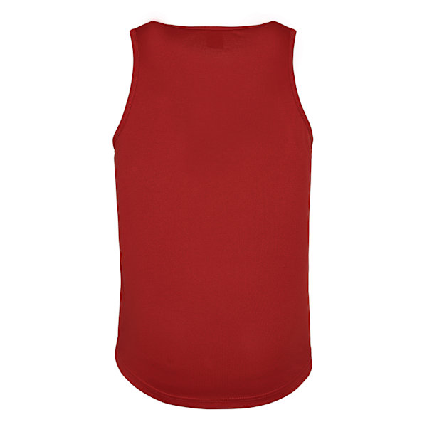AWDis Just Cool Herr Sport Gym Enkel Tank Top / Träningslinne XL Fire R Fire Red XL