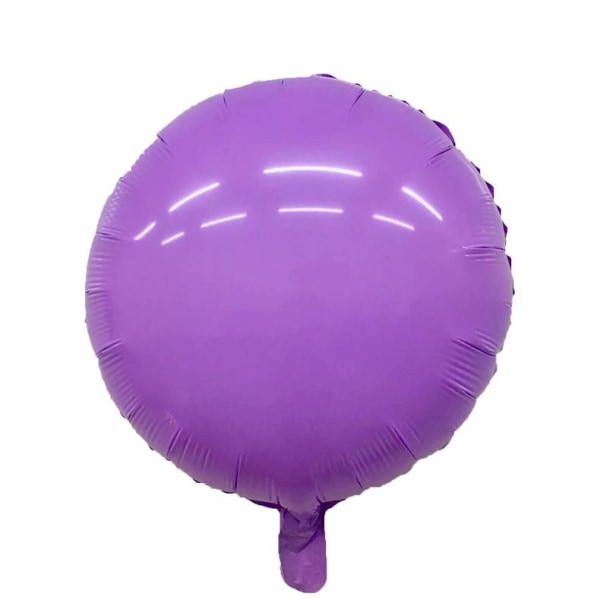 Realmax Macaron rund folieballong (förpackning med 10) En one size lila Purple One Size