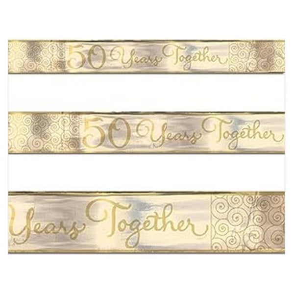 Spot on Gifts 50-årsjubileumsbanner One Size Guld Gold One Size