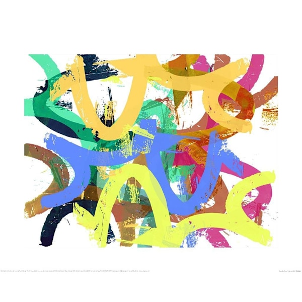 Cartissi New Shuffling I Print 40cm x 30cm Multifärgad Multicoloured 40cm x 30cm