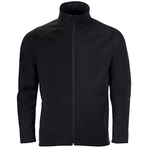 SOLS Herr Race Full Zip Vattenavvisande Softshelljacka M Svart Black M