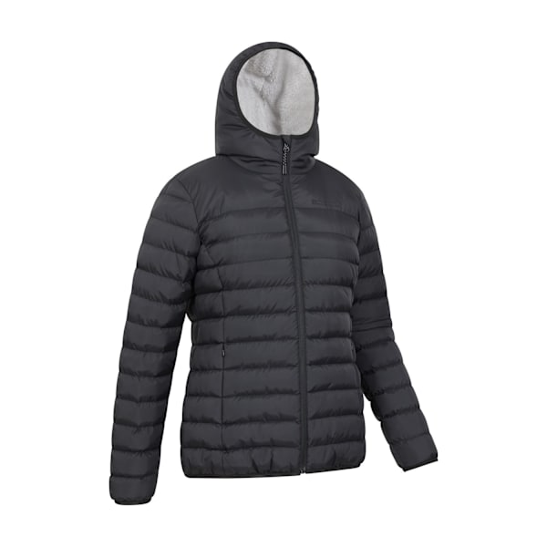 Mountain Warehouse Damjacka med Fuskpälsfodrad för Kvinnor/Damer 1 Black 14 UK