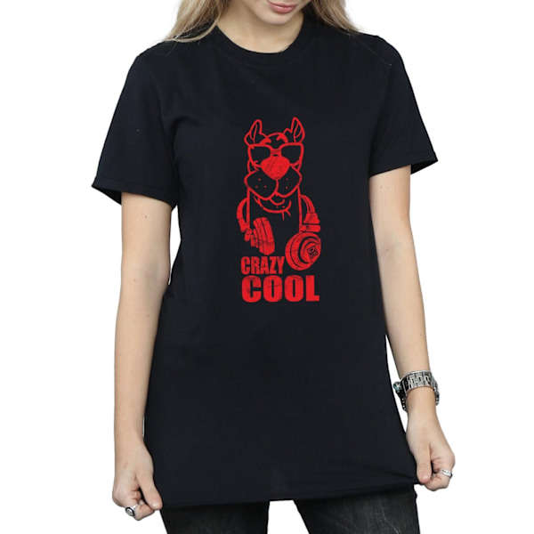 Scooby Doo Dam/Damer Crazy Cool Bomull Boyfriend T-Shirt XX Black XXL