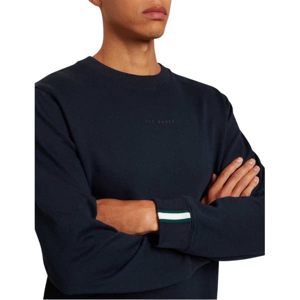 Ted Baker Herr Tröja med Rund Hals S Marinblå Navy S