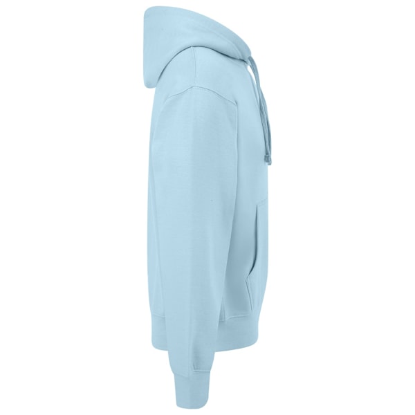 Casual Classics Herr Ringspun Bomulls Hoodie L Ljusblå Light Blue L