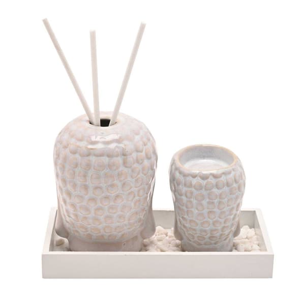 Serenity Buddha Huvud Doftset One Size Vit White One Size