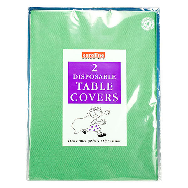 Caroline Fyrkantiga Pappersdukar (2-pack) One Size Mörkgrön Dark Green One Size