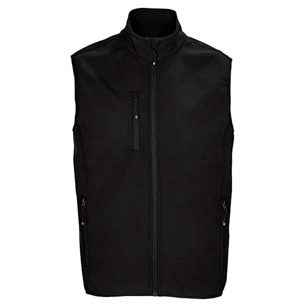 SOLS Herr Falcon Softshell Återvunnen Kroppsvärmare 4XL Svart Black 4XL