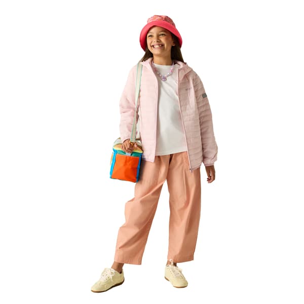 Regatta Barn/Kids Hillpack Hooded Jacka 7-8 År Rosa Dis Pink Haze 7-8 Years