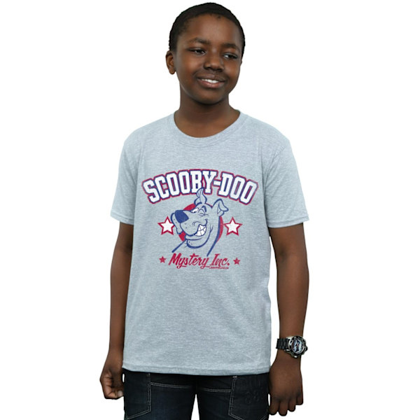 Scooby Doo Boys Collegiate Mystery Inc T-shirt 5-6 år Sport Sports Grey 5-6 Years