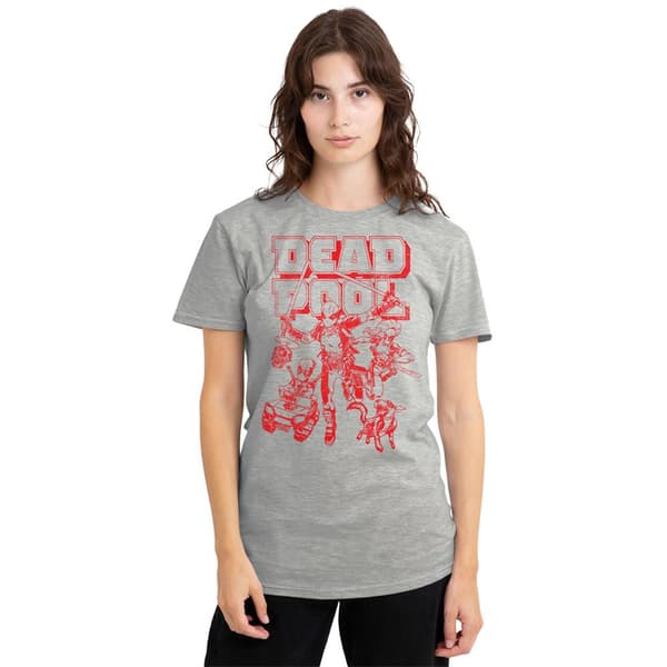 Deadpool Dam/Dam Corps Red Attack T-shirt M Athletic Heather Athletic Heather M