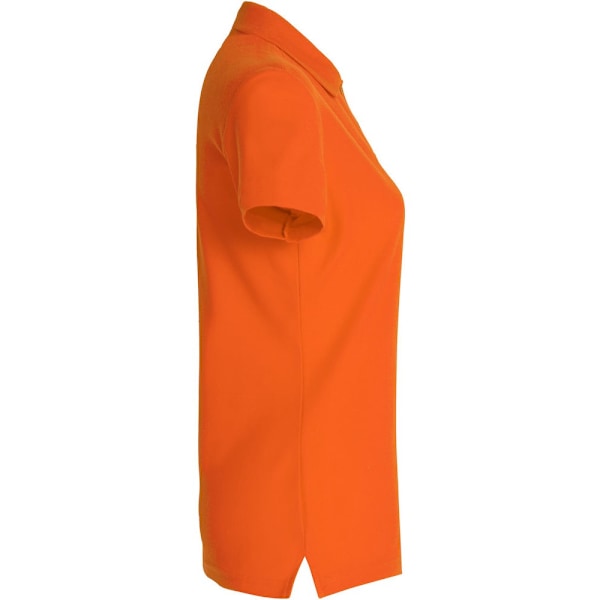 Clique Dam/Dam Plain Pikétröja XS Blodorange Blood Orange XS