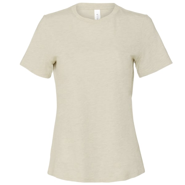 Bella + Canvas Dam/Dam Heather Jersey Relaxed Fit T-shirt French Vanilla M