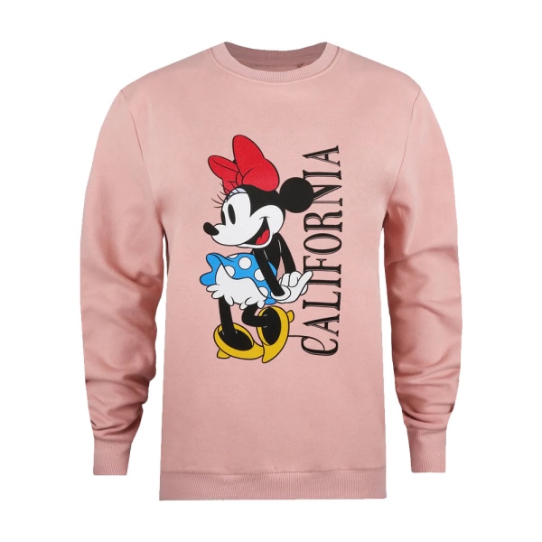 Disney Dam/Dam Kalifornien Minnie Mouse Sweatshirt S Dusky Dusky Pink S