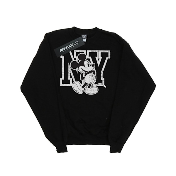 Disney Girls Mickey Mouse NY Kicking Sweatshirt 5-6 år Svart Black 5-6 Years