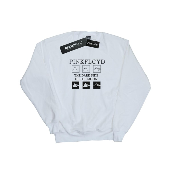 Pink Floyd Mens Pyramid Trio Sweatshirt XL Vit White XL
