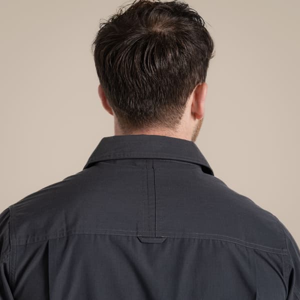 Craghoppers Herr Expert Kiwi Skjorta S Kolgrå Carbon Grey S