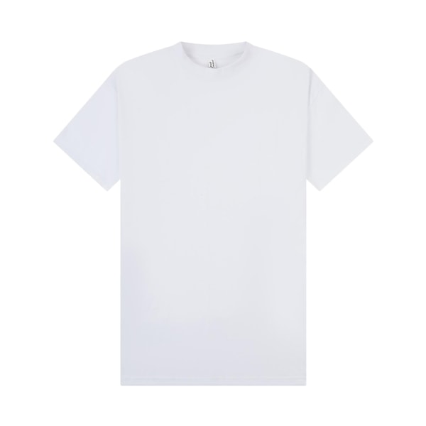 Casual Classics Unisex Vuxen Kammad Ringspunnen Bomull Förlängd Ne White S