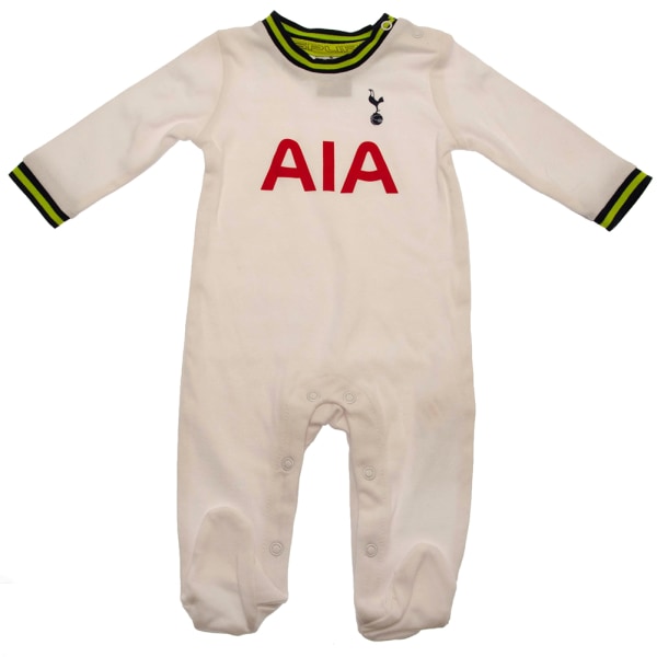 Tottenham Hotspur FC Baby 2022-23 sovdräkt 6-9 månader Vit/Na White/Navy Blue 6-9 Months