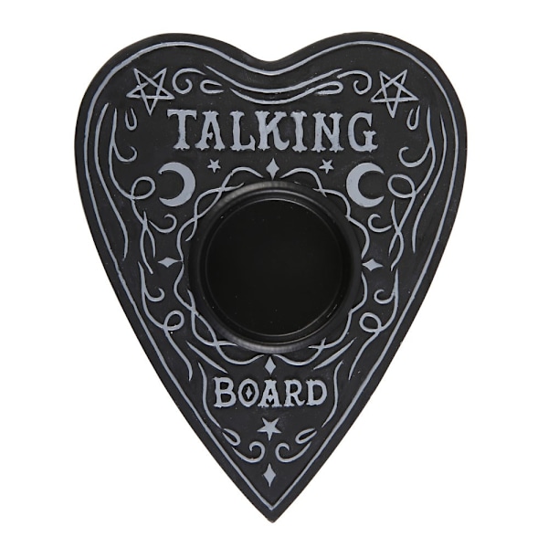 Something Different Talking Board Hjärtformad Tealight-hållare En Storlek Black One Size