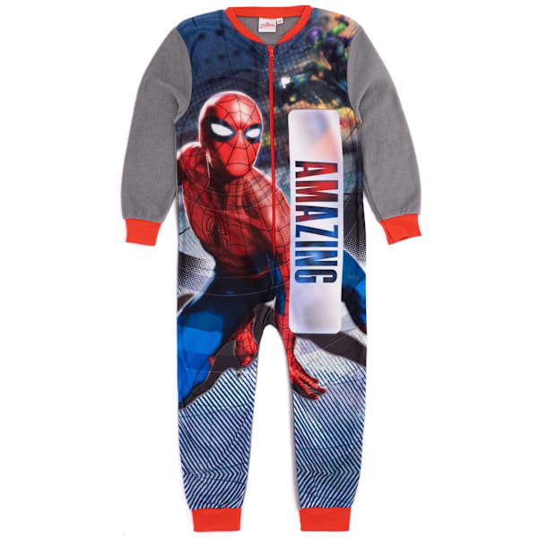 Spider-Man Pojks Pyjamas 3-4 År Grå/Blå/Röd Grey/Blue/Red 3-4 Years