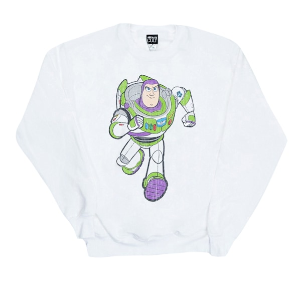 Disney Pojkar Toy Story 4 Klassisk Buzz Lightyear Tröja 7-8 År White 7-8 Years
