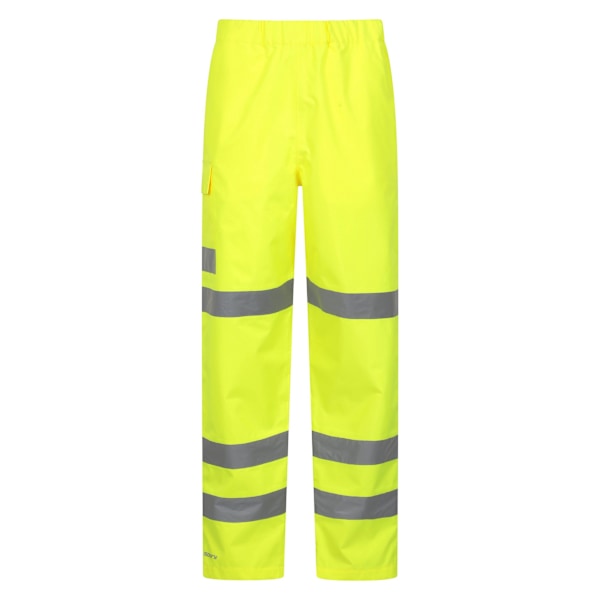 Mountain Warehouse Unisex Vattentät Hög Synlighet Arbetsbyxa Yellow 3XL