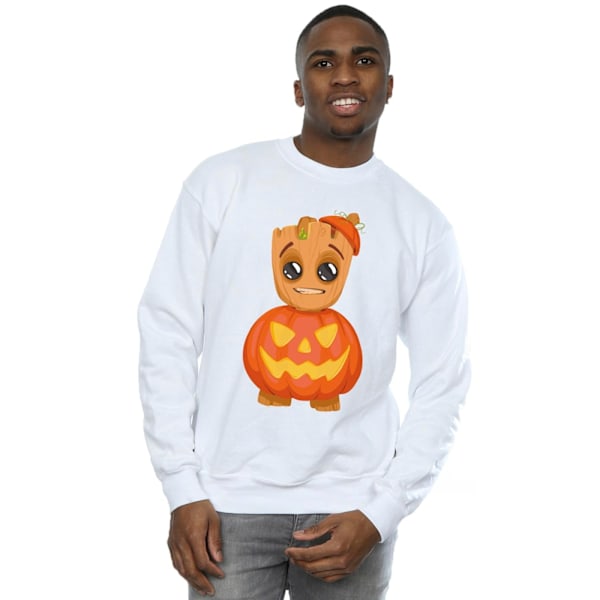Marvel Herr Groot Pumpa Sweatshirt M Vit White M