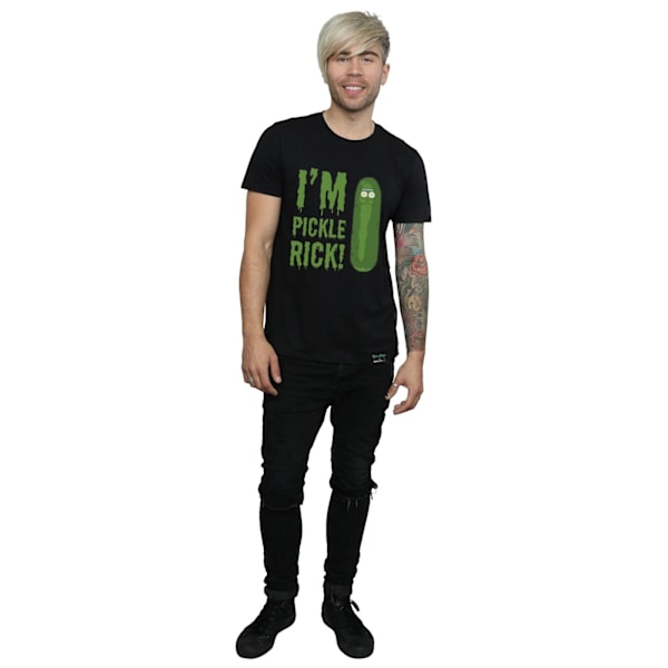 Rick And Morty Herr I´m Pickle Rick T-Shirt L Svart Black L
