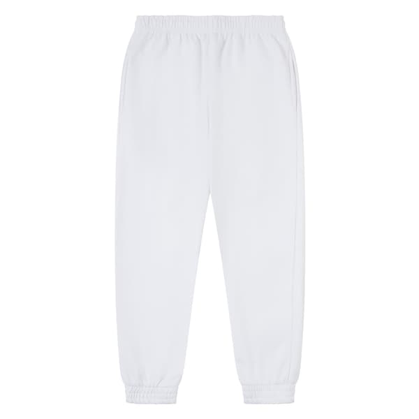 Casual Classics Unisex Vuxen Premium Kammad Bomull Joggingbyxa White S