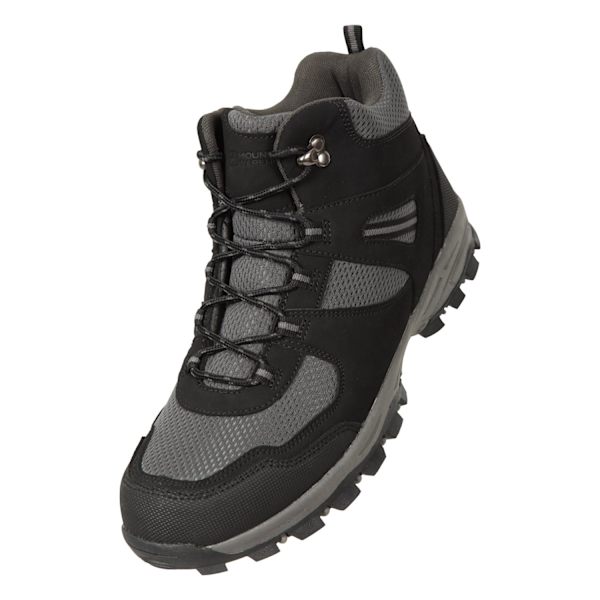Mountain Warehouse Mens Mcleod Wide Walking Boots 9 UK Jet Blac Jet Black 9 UK